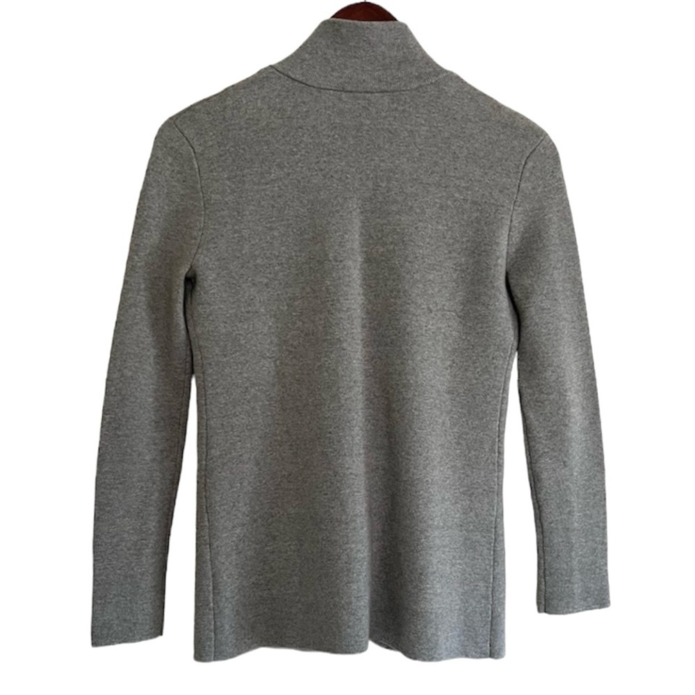 J. Crew Mercantile Sweater Blazer in Light Grey XXS - Picture 7 of 11